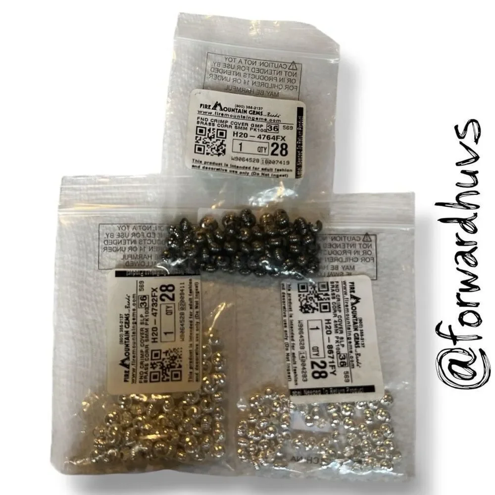 Fire Mountain Gem Jewelry-Making Supply Bundle – Crimp Covers